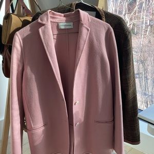Mansur Gavriel Pink Cashmere Coat (S)